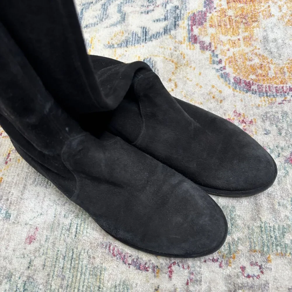 Stuart Weitzman Lowland Suede Over Knee Boots